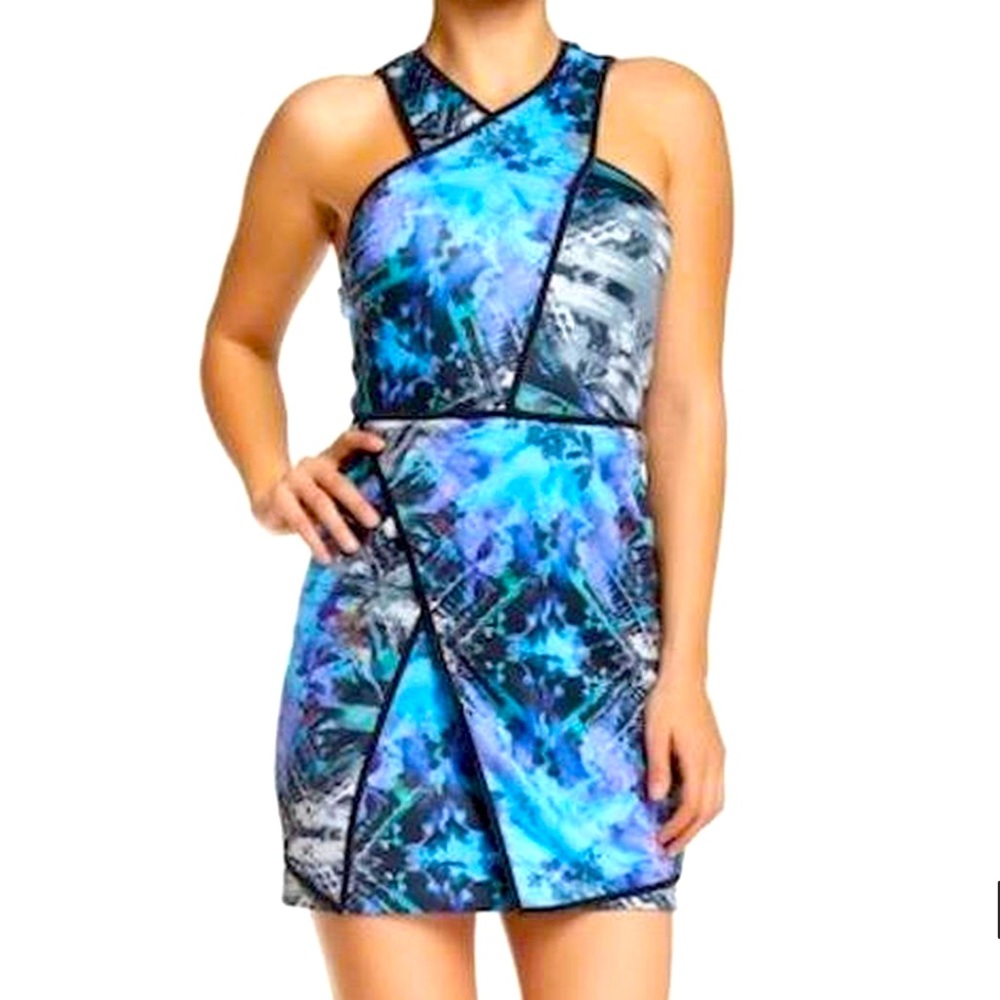 CELEBRITY PICK! Parker multicolor print mini dress, size small